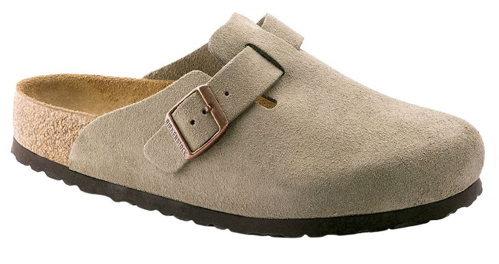 Cheapest Women's Winter Ｂirkenstock boston clog taupe suede Size 39