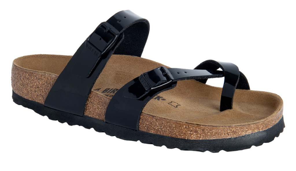 Birkenstock Mayari Black Patent Birko Flor