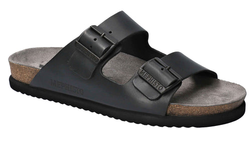 Mephisto Nerio Black Scratch Leather