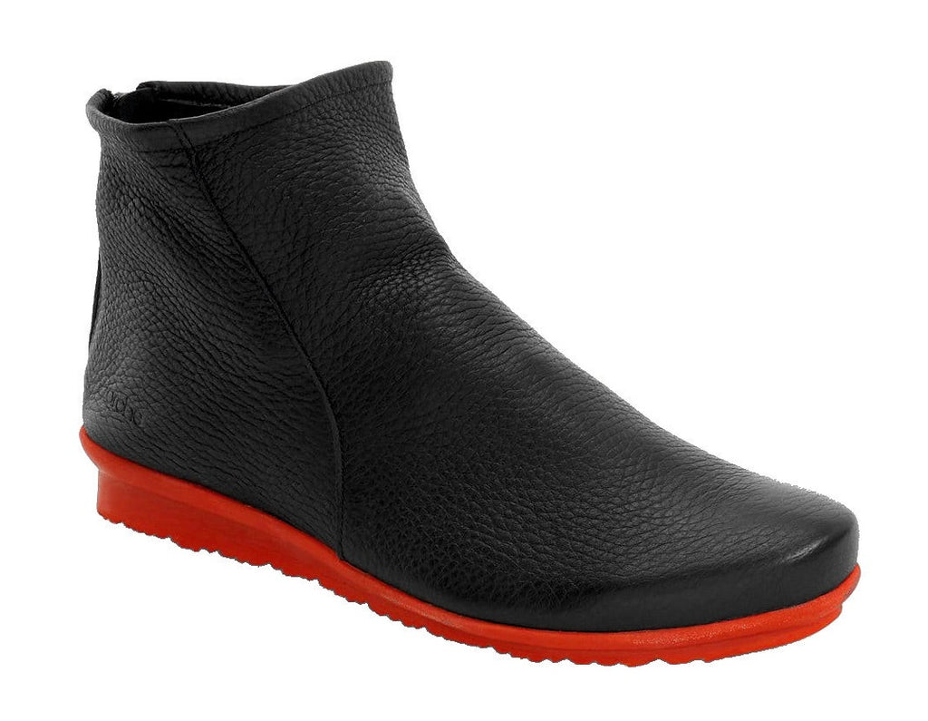 Arche Baryky Black Deerskin Red Sole