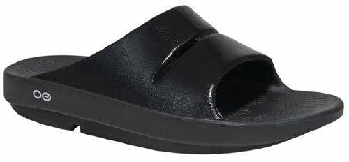 OOFOS OOahh Luxe Slide Black