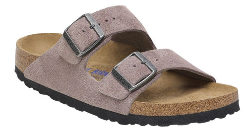 Birkenstock Arizona Soft Footbed Suede Faded Purple