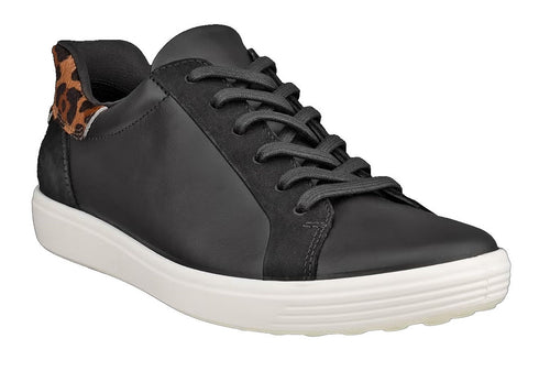 Ecco Women's Soft 7 Easy Slip Lace Black