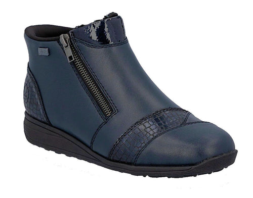 Rieker 47254 Bootie Midnight Blue