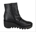 Fly London Baan Black Leather