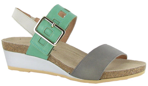 Naot Dynasty Fog/Grey/Jade Leather