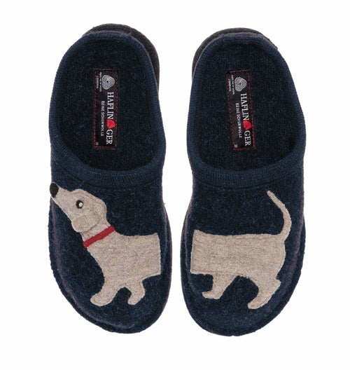 Haflinger AR Doggy Slipper Captain's Blue