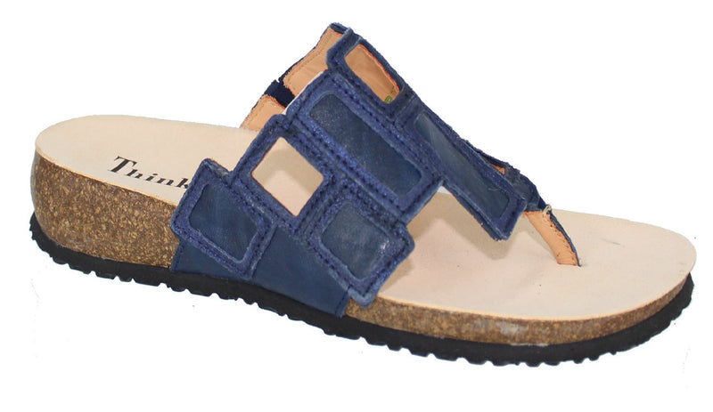 Think! Julia Window Thong Sandal Indigo