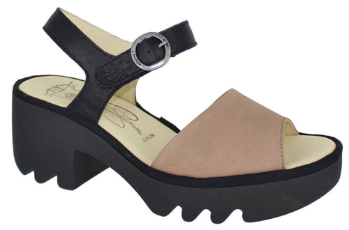 Fly London Tull Taupe Black
