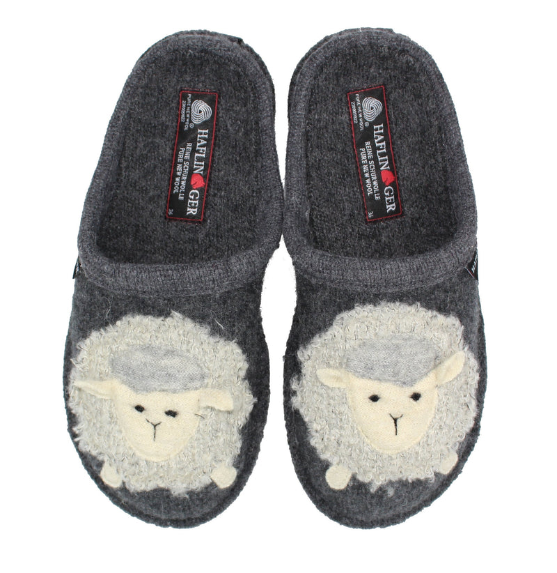 Haflinger Flair Lamby Slipper Grey