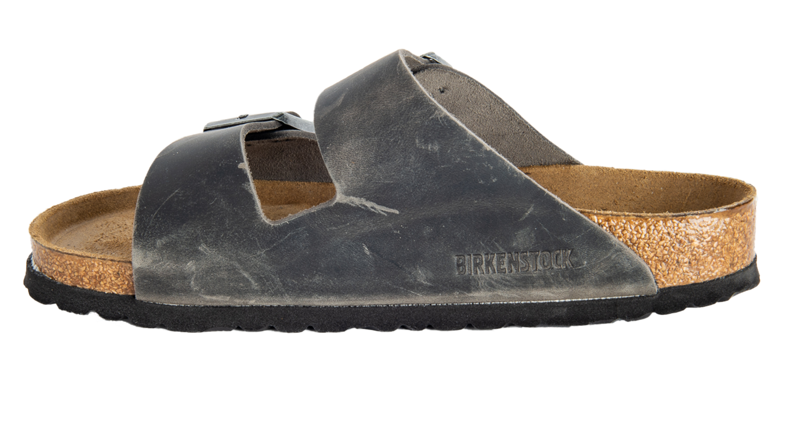Birkenstock Arizona Soft Footbed Iron Oiled Leather