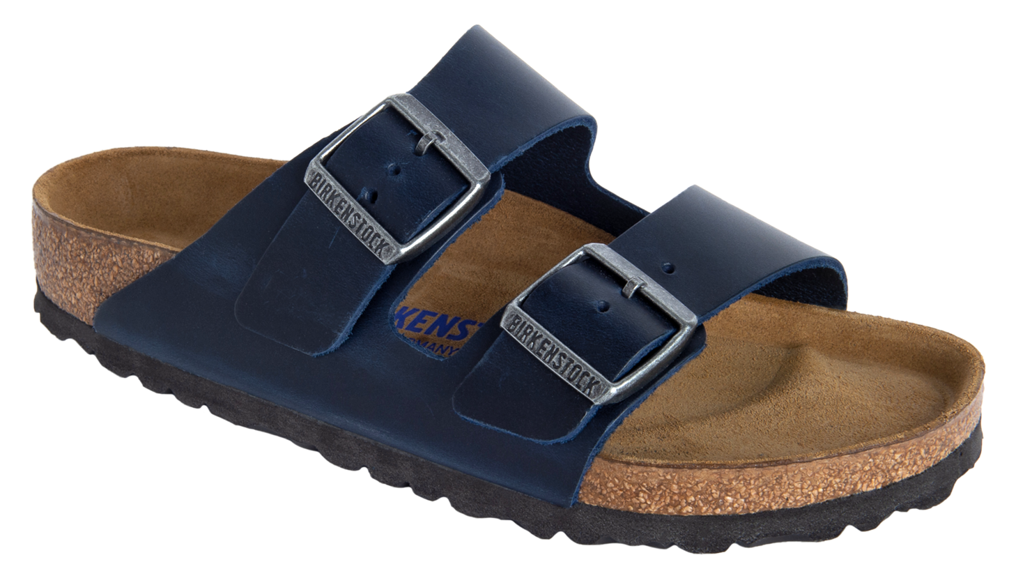 Arizona Soft Blue Oiled Birkenstock European Shoe Shop Winnipeg