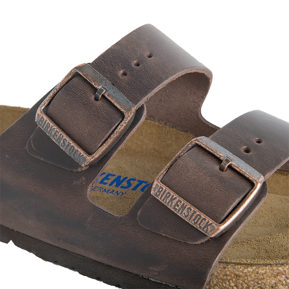 Arizona soft footbed top oiled nubuck leather habana