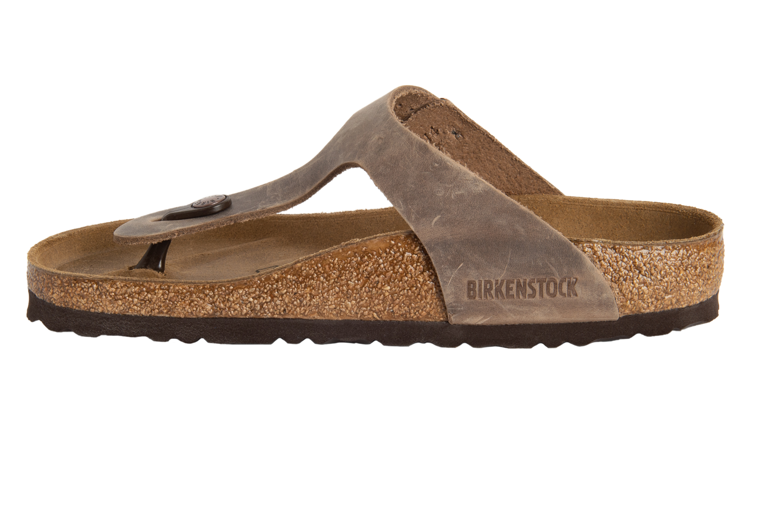 Birkenstock Gizeh Tobacco Brown Oiled Leather