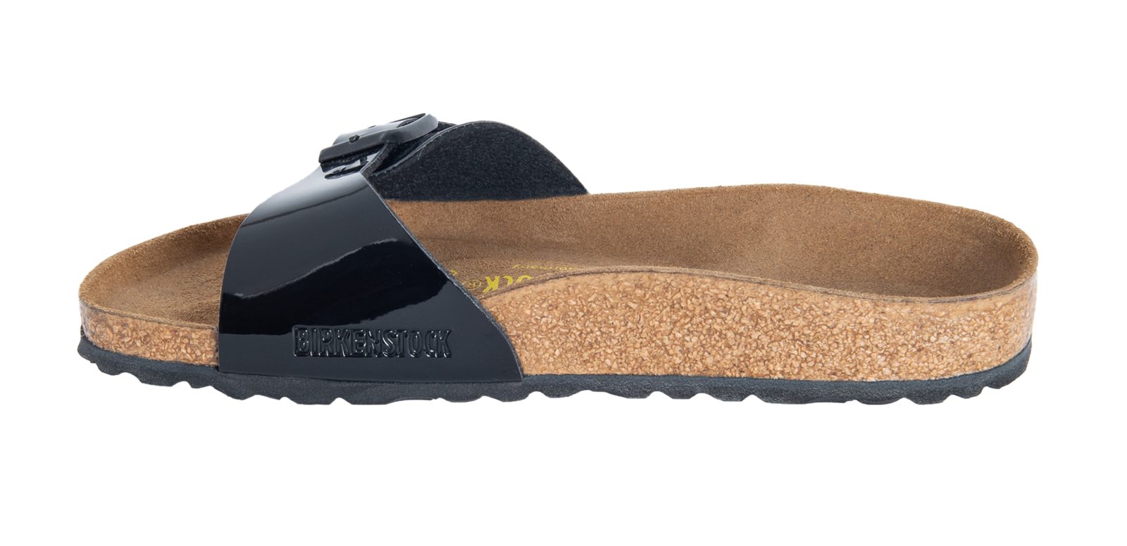 Birkenstock Madrid Black Patent Birko Flor