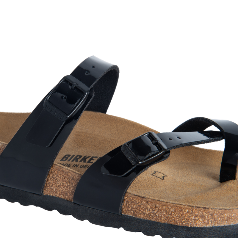 Birkenstock Mayari Black Patent Birko Flor